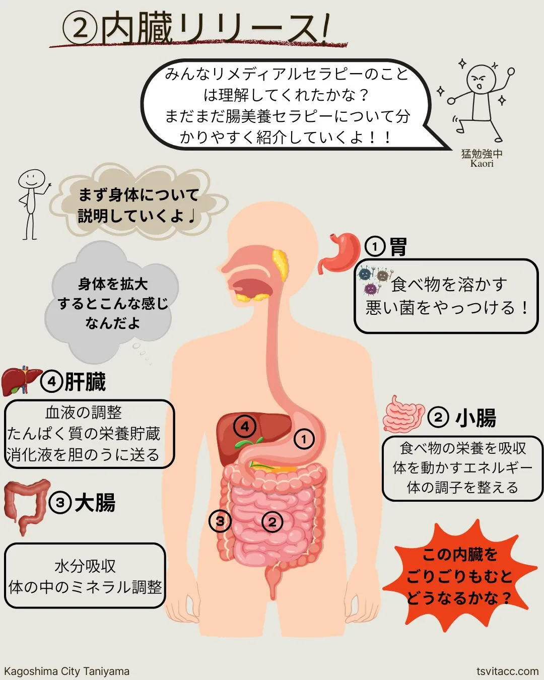 ただ単に腸を揉むだけではない‼️当店の腸・内臓ケア🔥